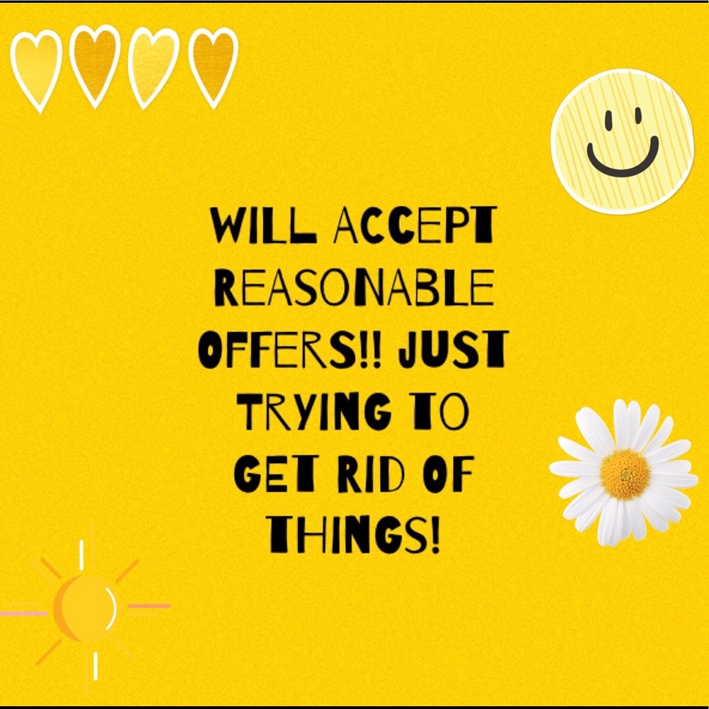 i’m willing to lower prices!! make an offer:)